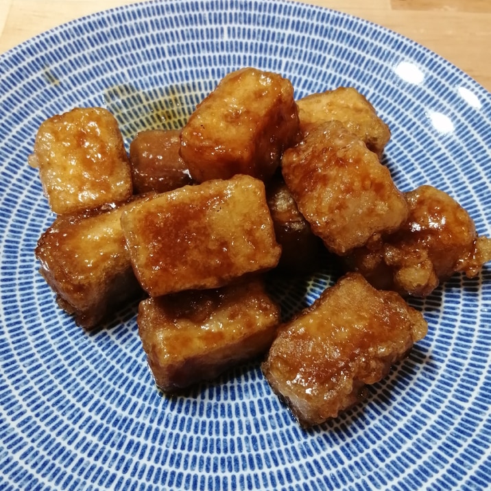 モチ☆ジュワ〜高野豆腐の揚げ煮